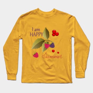 I am happy summer Long Sleeve T-Shirt